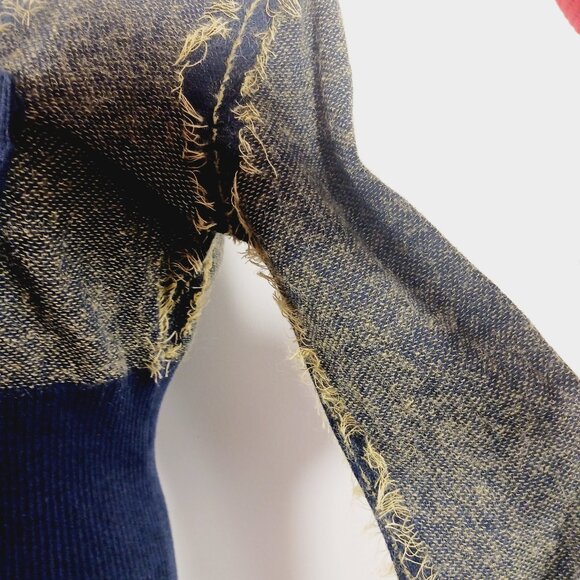 L.A.M.B. Gwen Stefani, Cardigan Sweater, Small, Navy & Gold, Artistic Streetwear - Picture 6 of 16